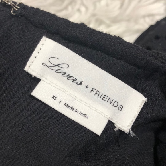 Lovers + Friends Black Lace Midi Dress - Picture 3 of 13